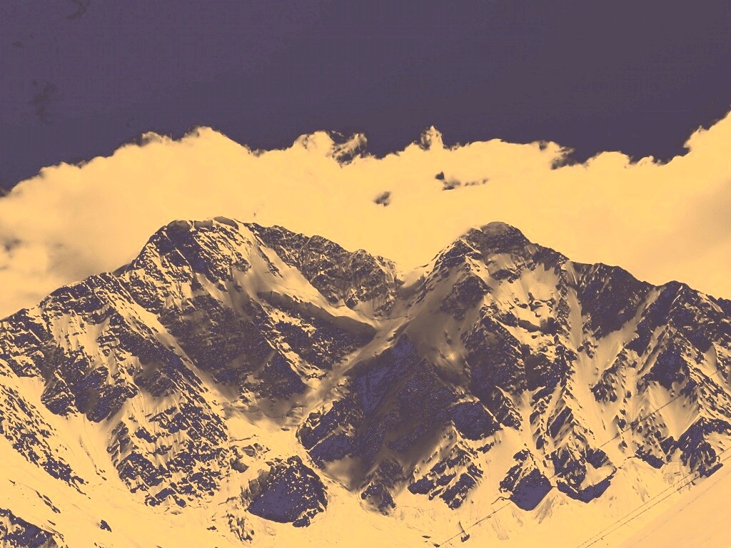 Снежные горы обои