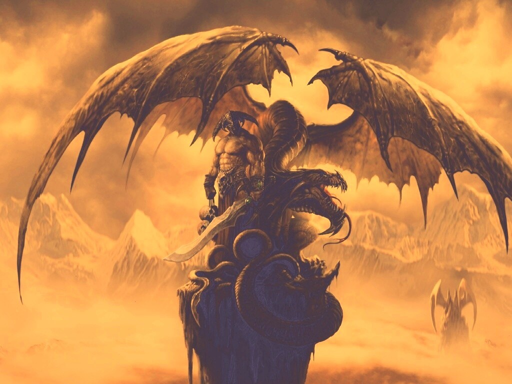 Варвар и дракон обои