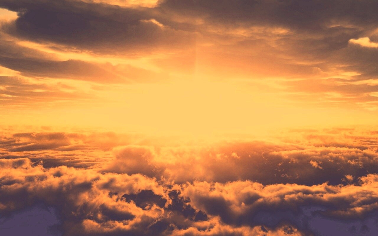 Небеса и солнце обои
