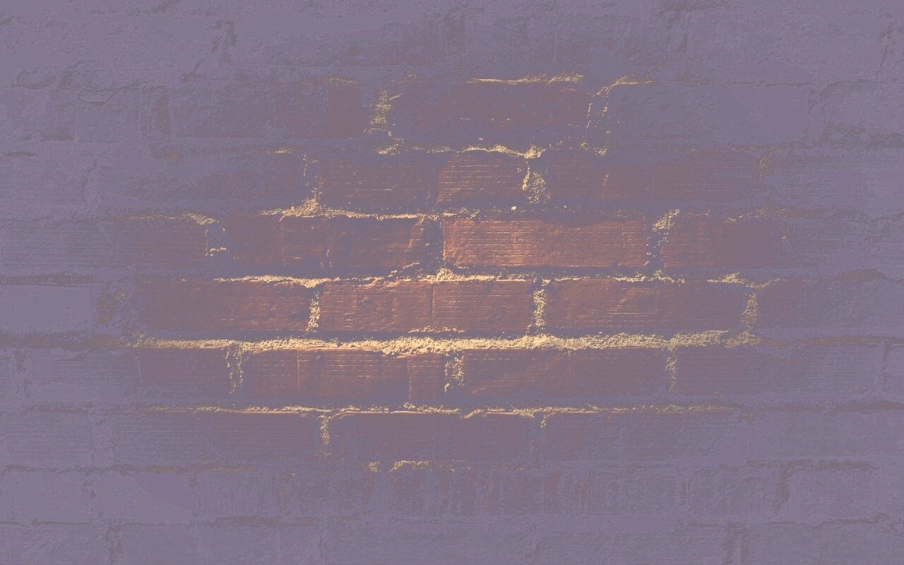 Затемненная кирпичная стена обои