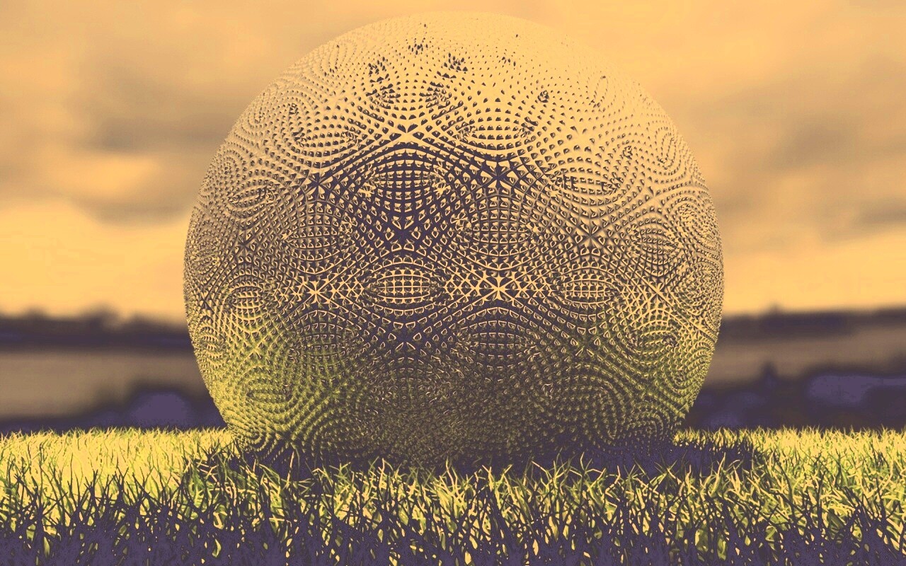 Металлический мяч для гольфа обои