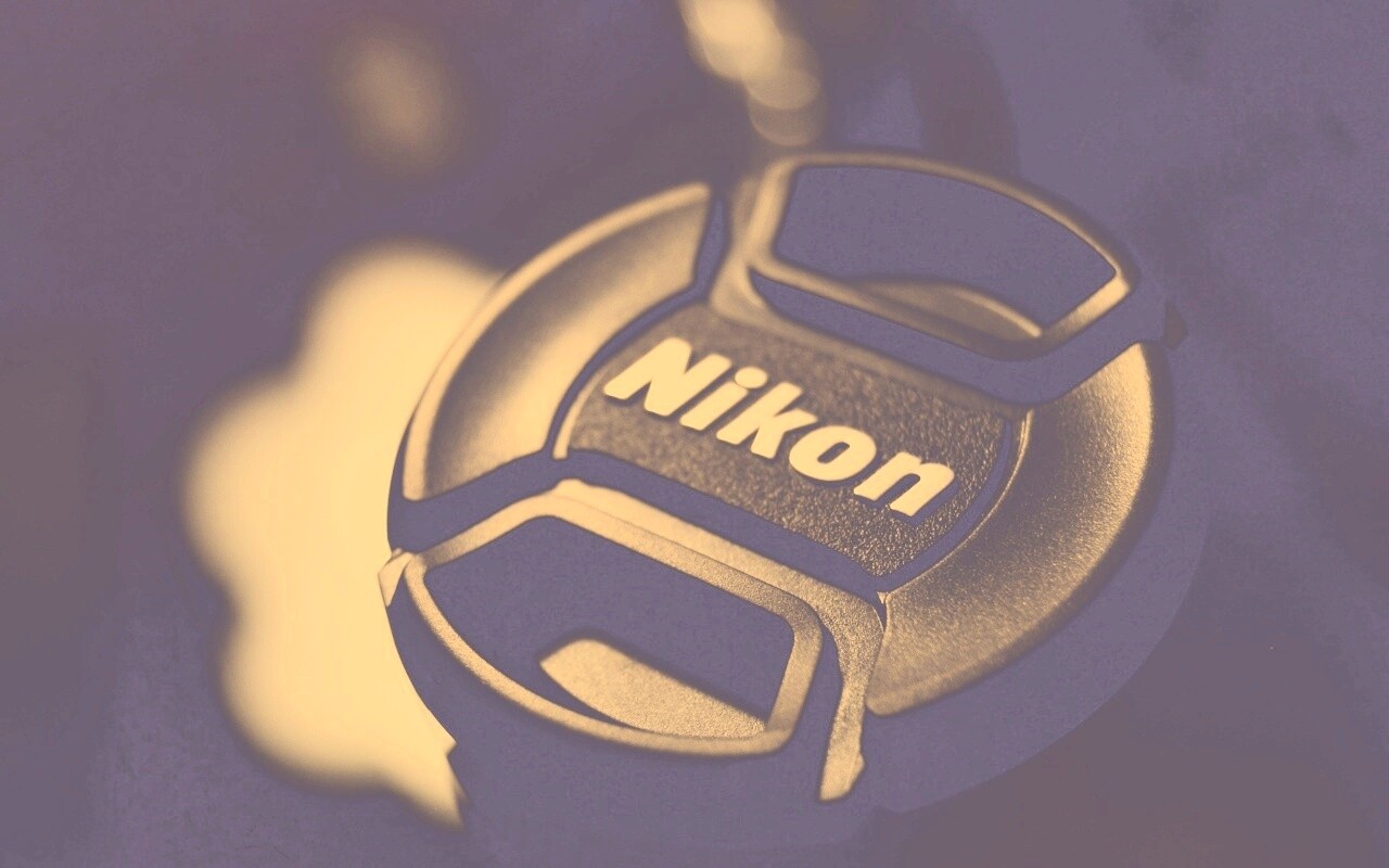 Крышечка от объектива Nikon обои