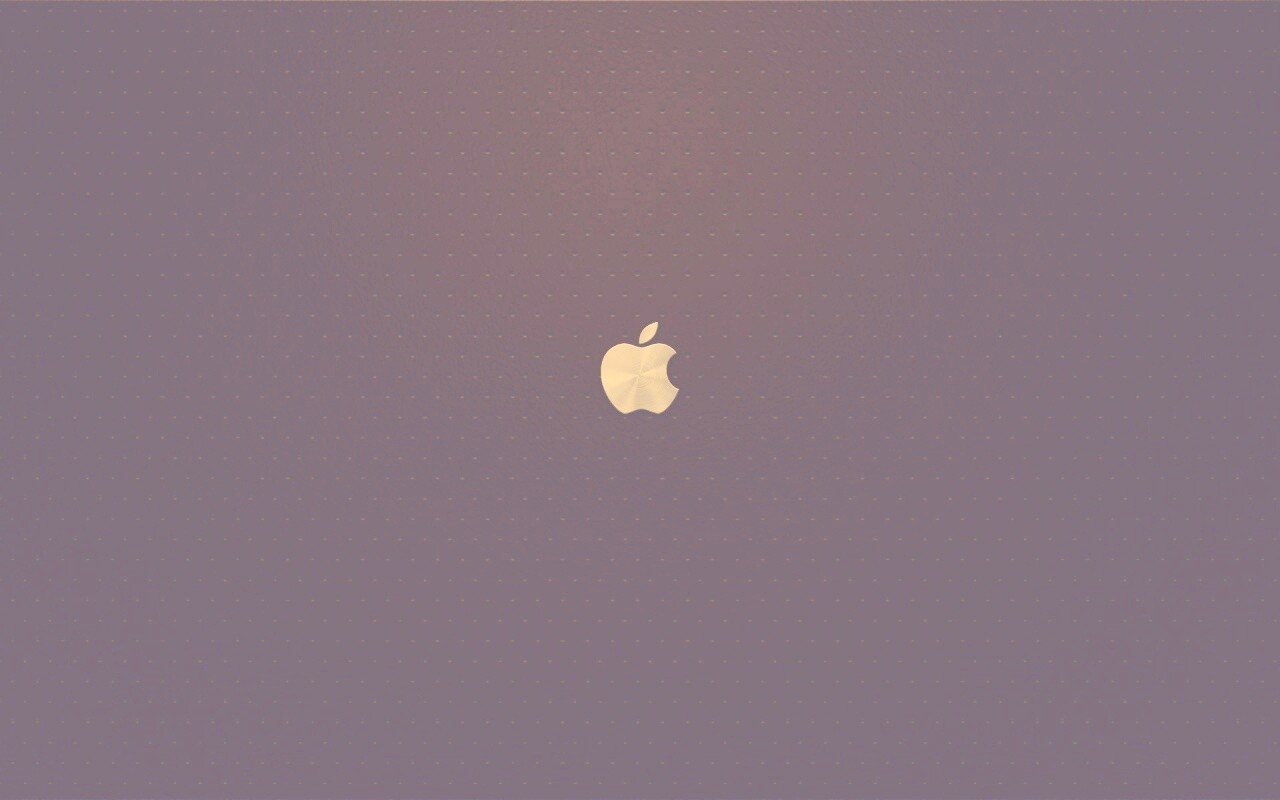 Маленький логотип Apple на перфорированной коже обои