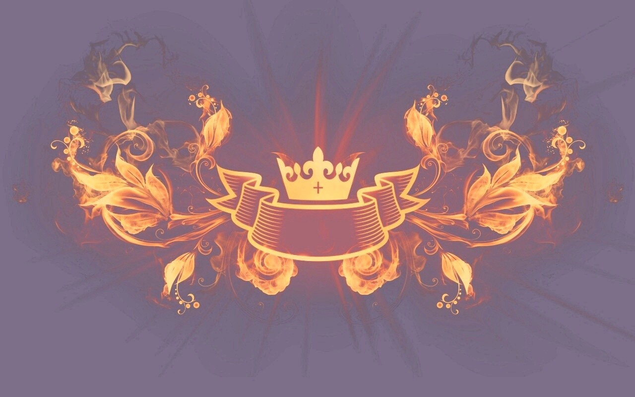 Пламенные цветы обои