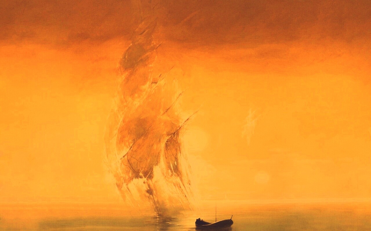 Призрачный парусник обои