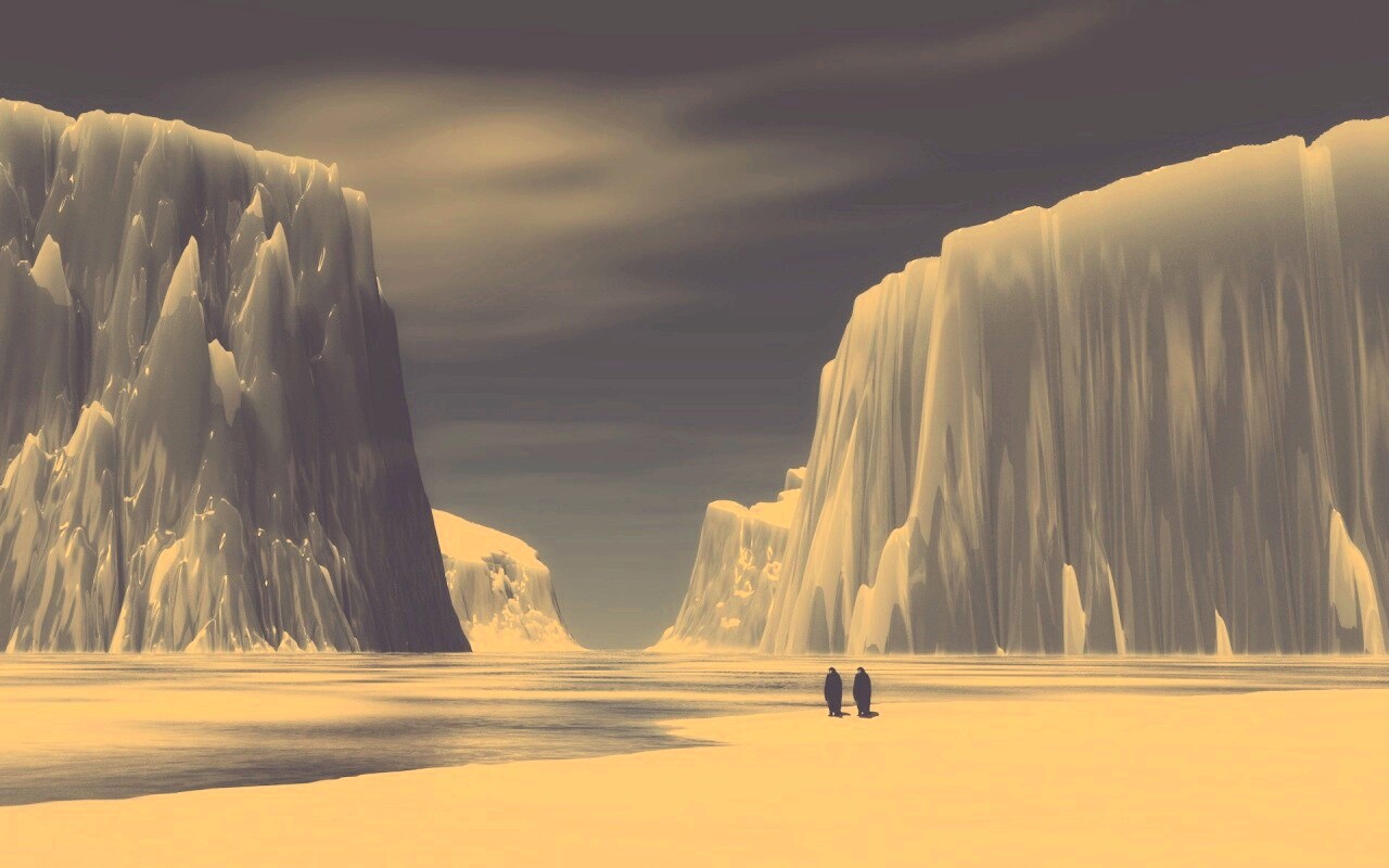 Ледяные горы обои