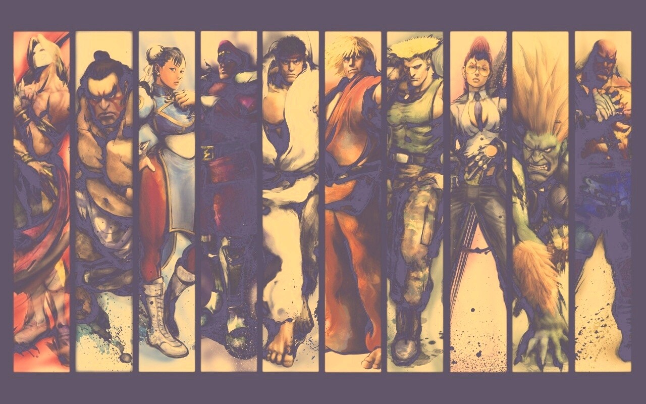 Герои игры Street FIghter обои