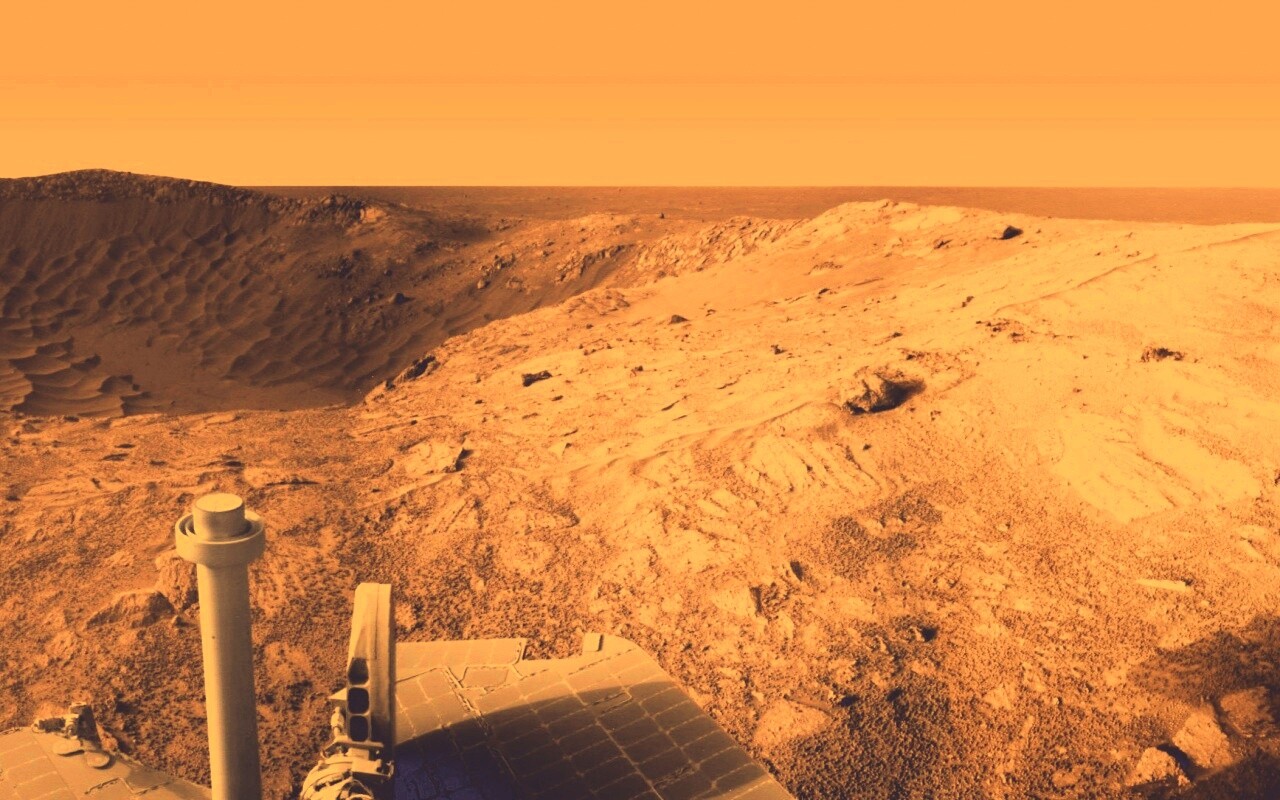 Снимок с марсохода обои