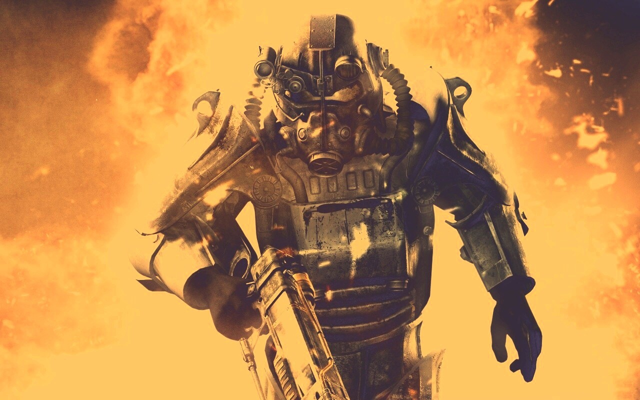 Солдат Братства Стали обои