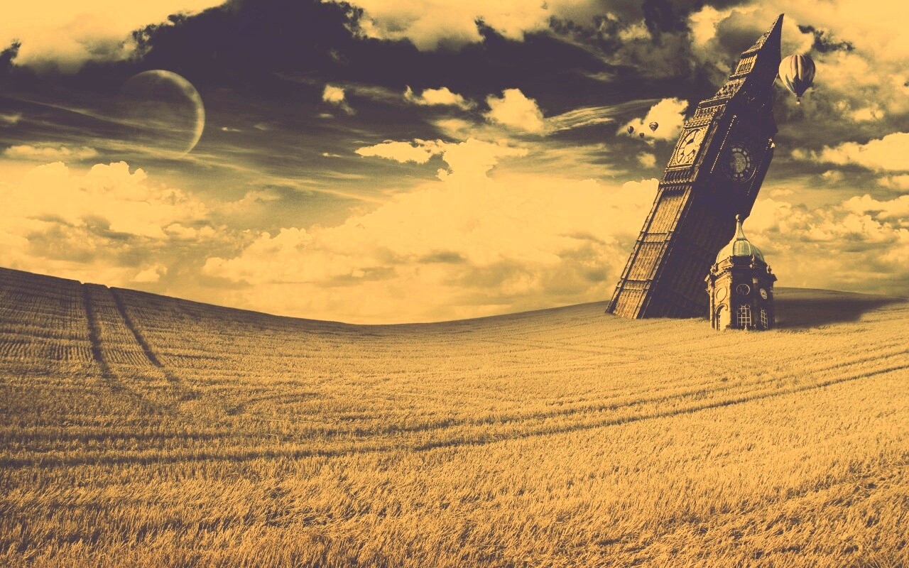 Лондон через тысячи лет обои