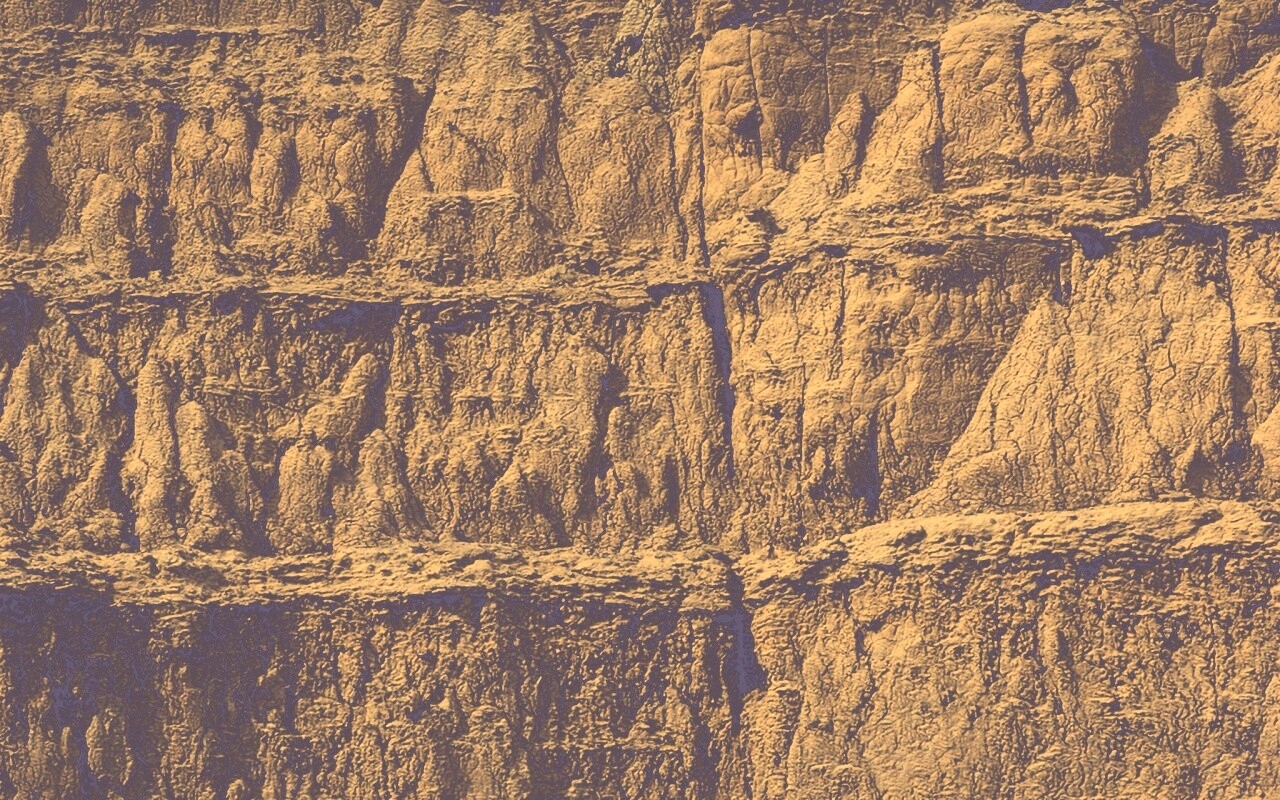 Скалистый обрыв обои