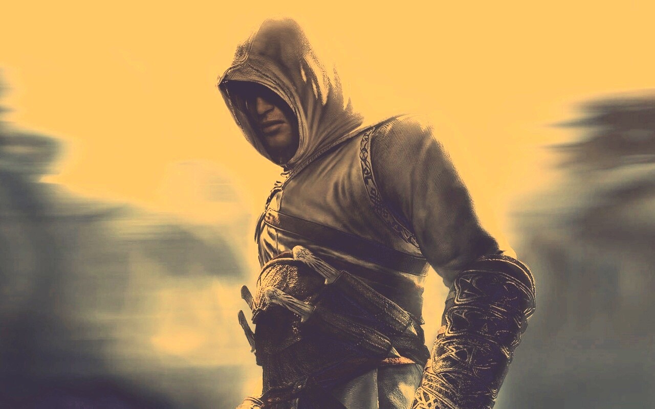 Ассасин в толпе обои