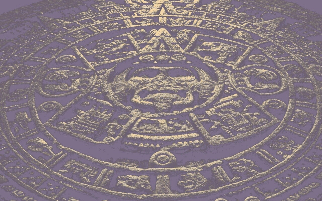 Индейские записи высеченные в камне обои