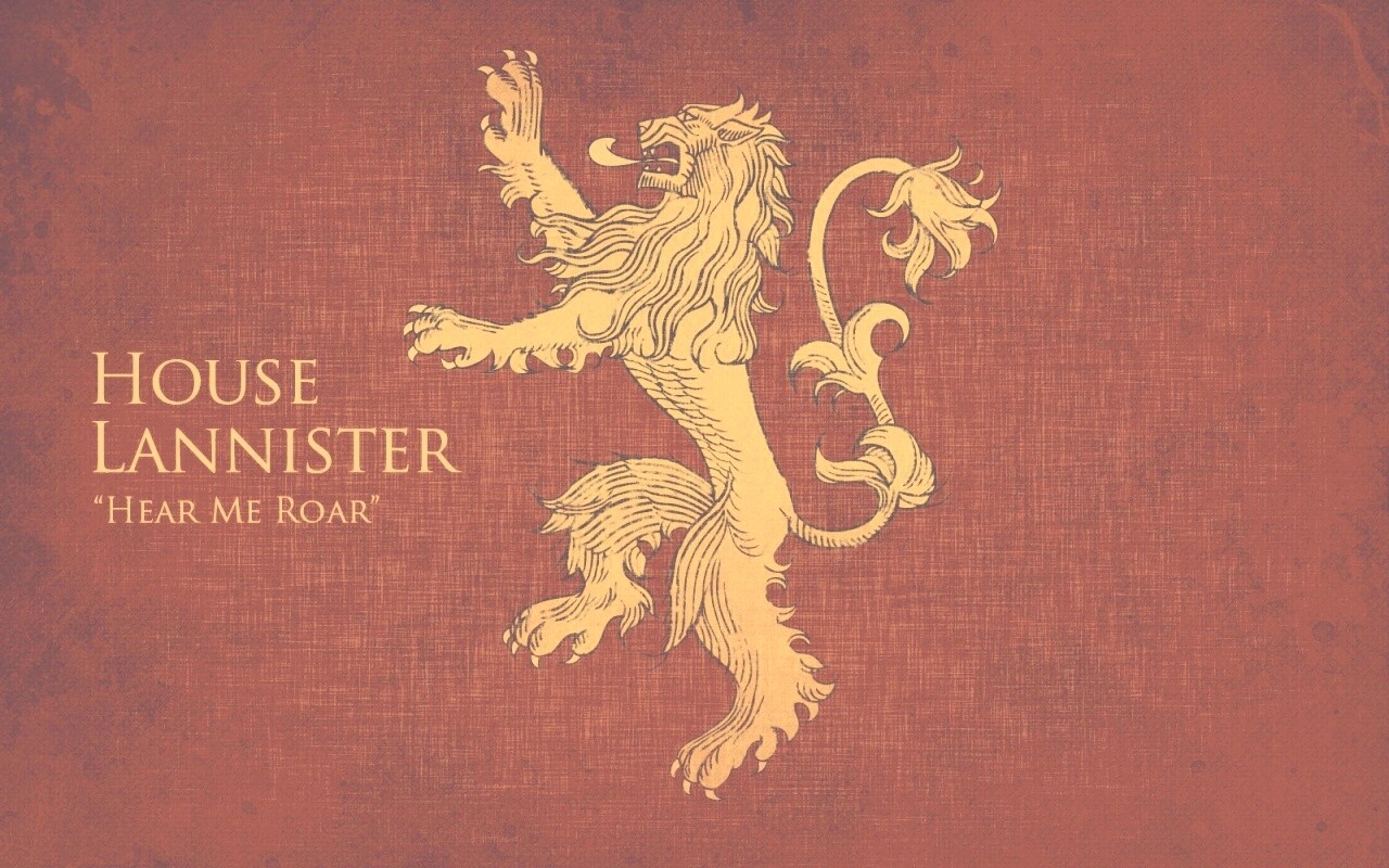 Герб дома Ланнистеров обои