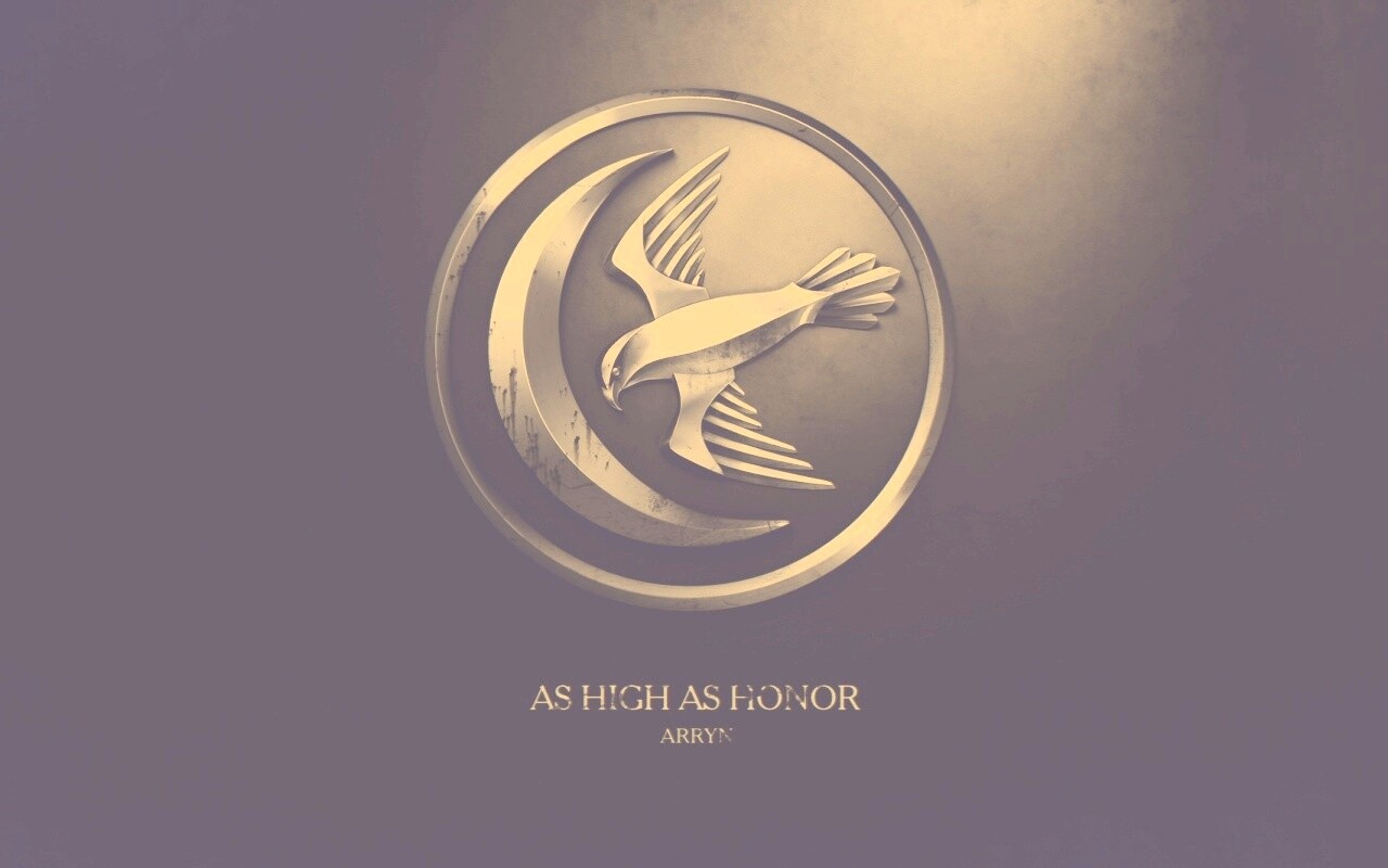 Металлический герб дома Аррен обои