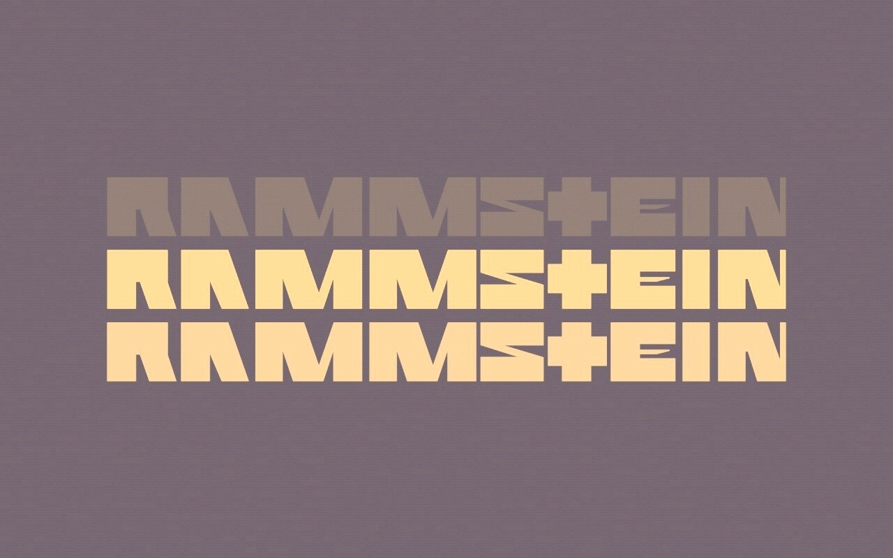 Rammstein логотип обои
