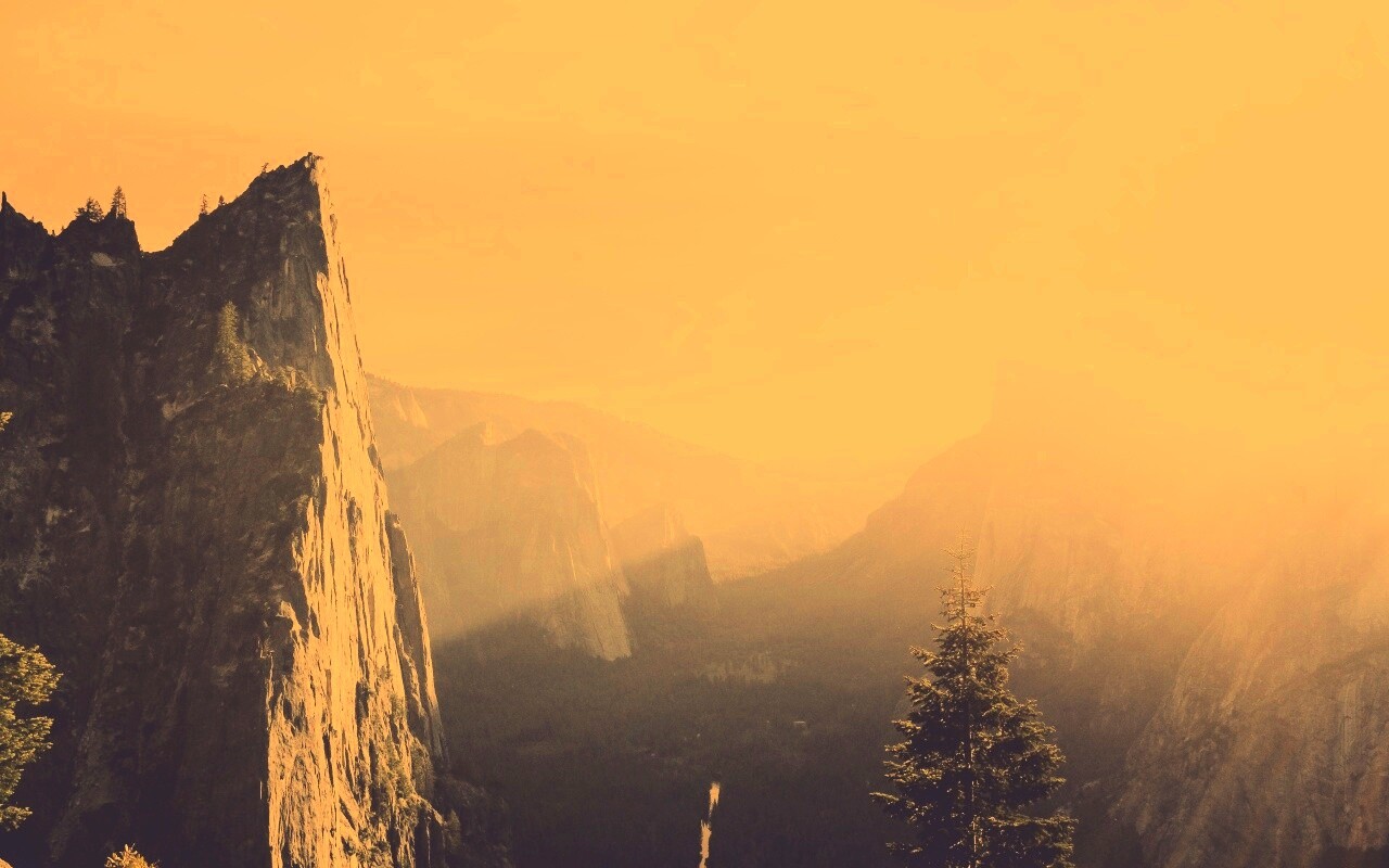 Горный пейзаж обои