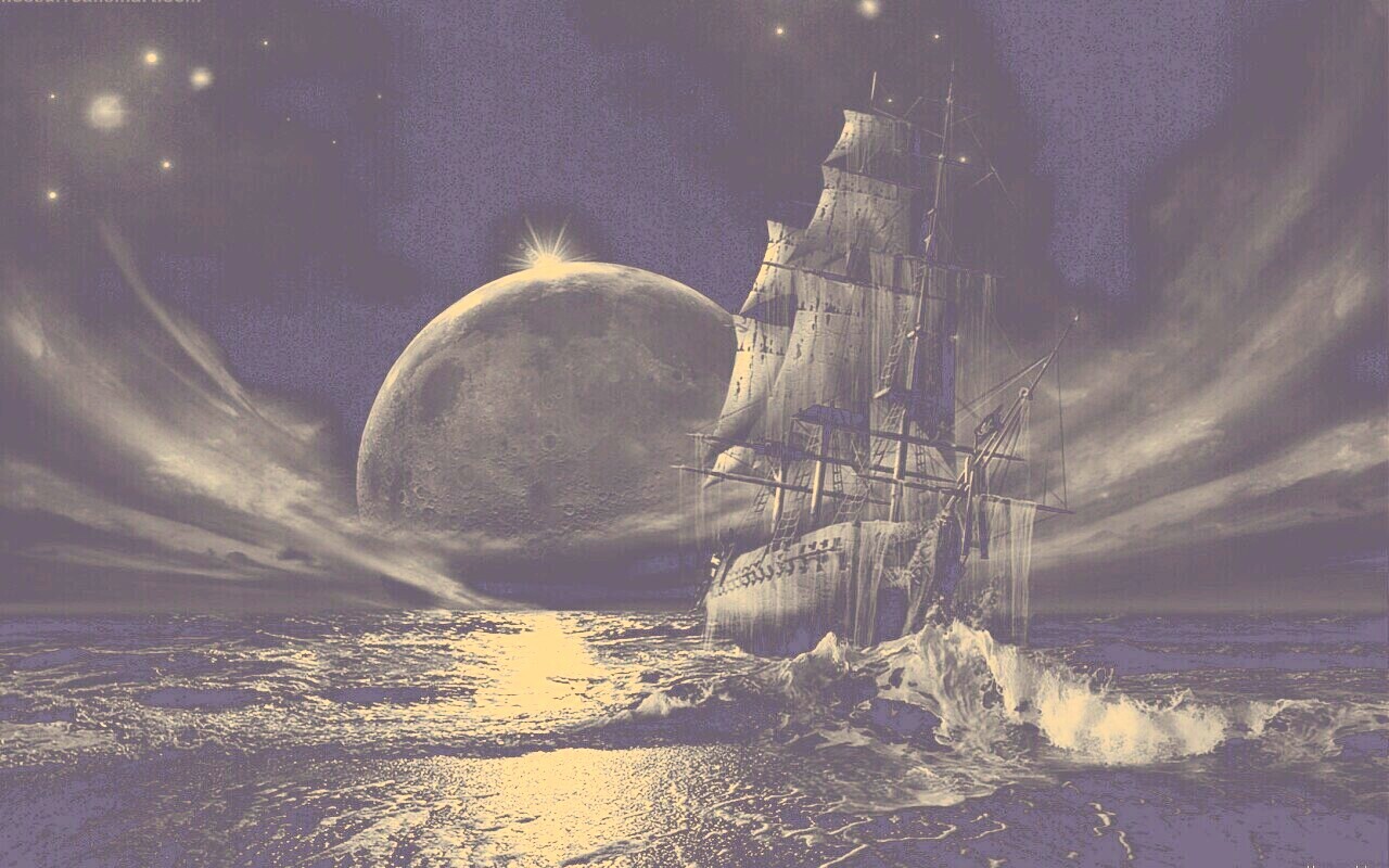 Корабль призрак обои