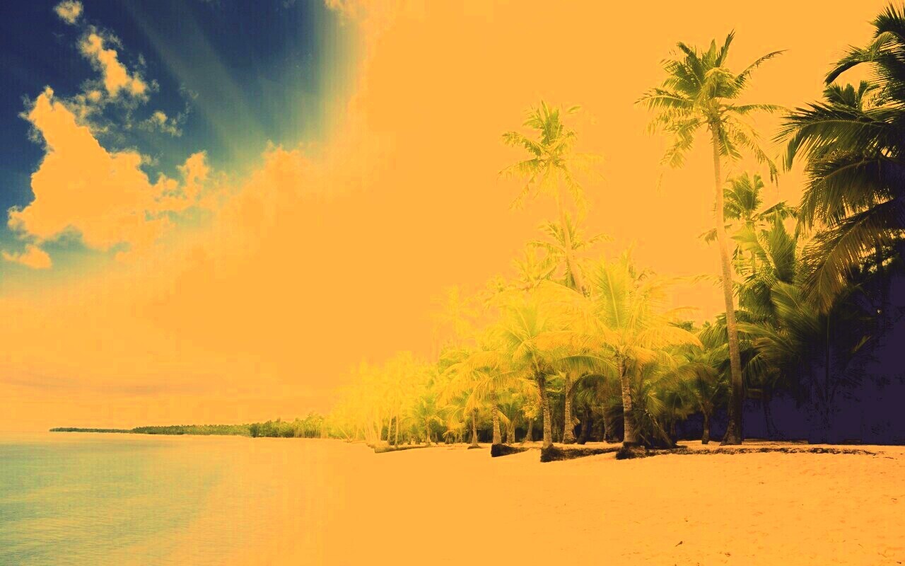 Тропическое побережье обои