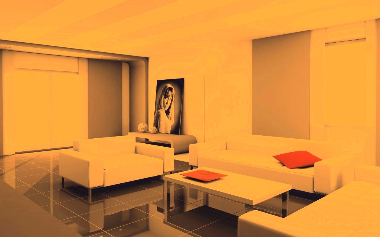 Белая гостинная обои