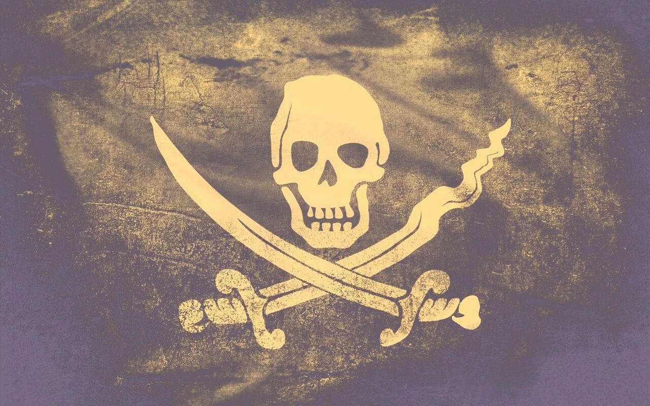 Пиратский флаг обои