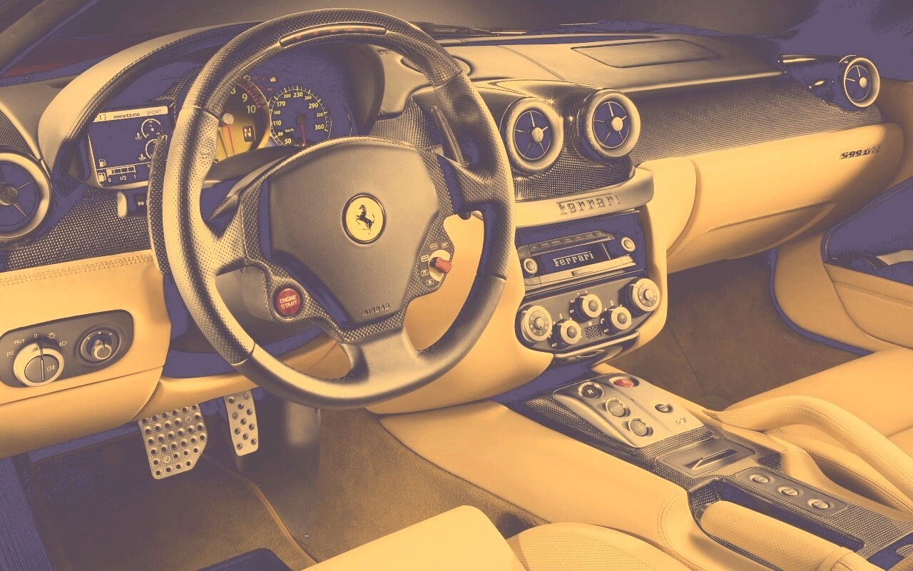 Салон феррари обои