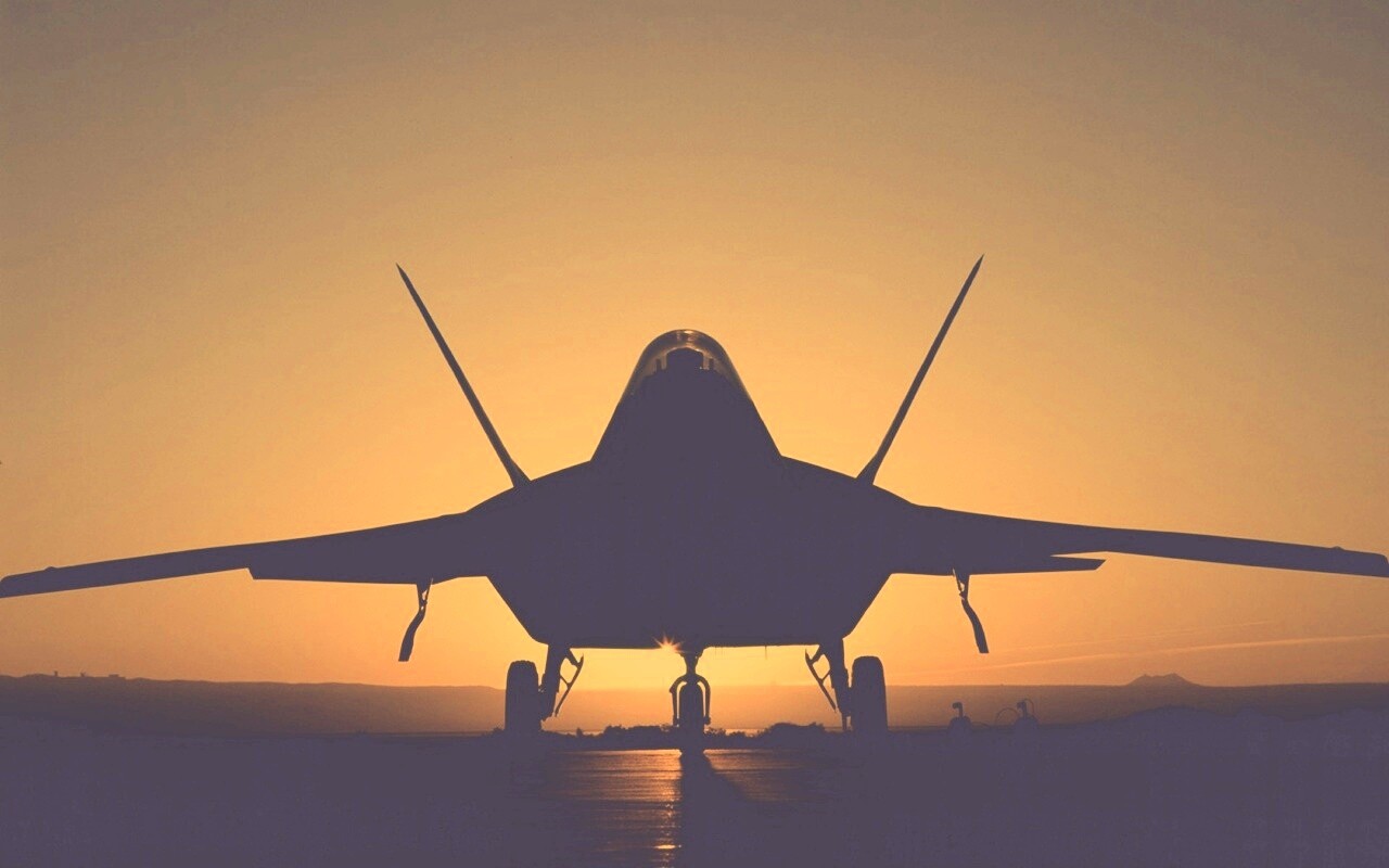 Истребитель F22 обои