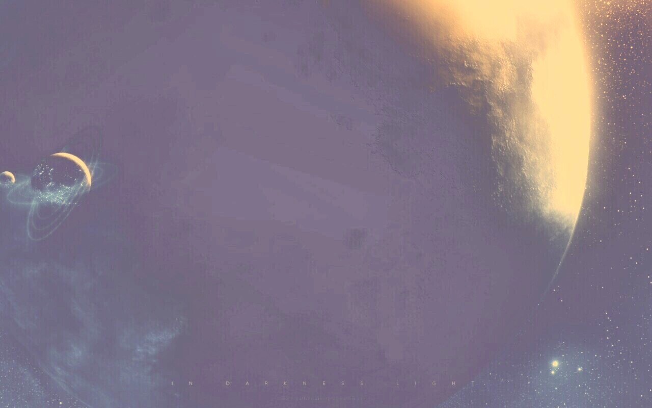 В темном свете обои