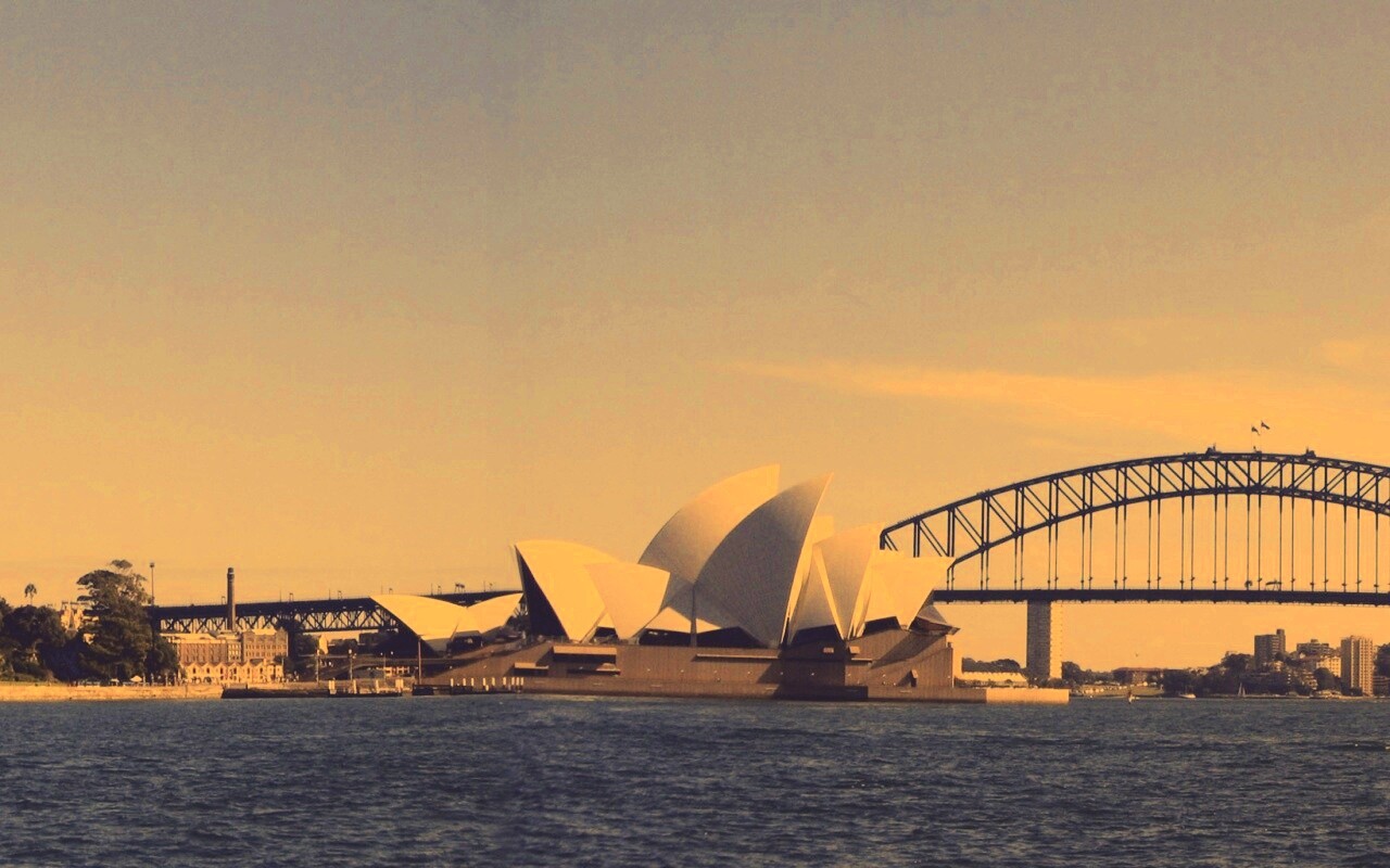Панорама порта Сиднея обои