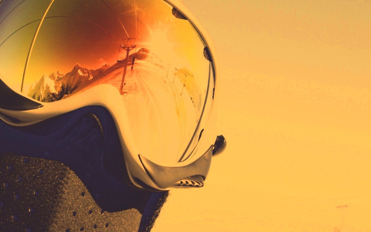 Маска сноубордиста обои