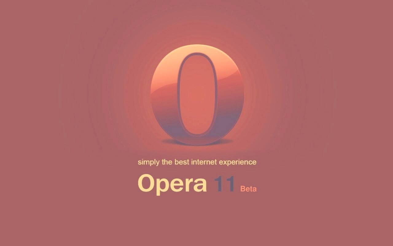 Opera 11 обои