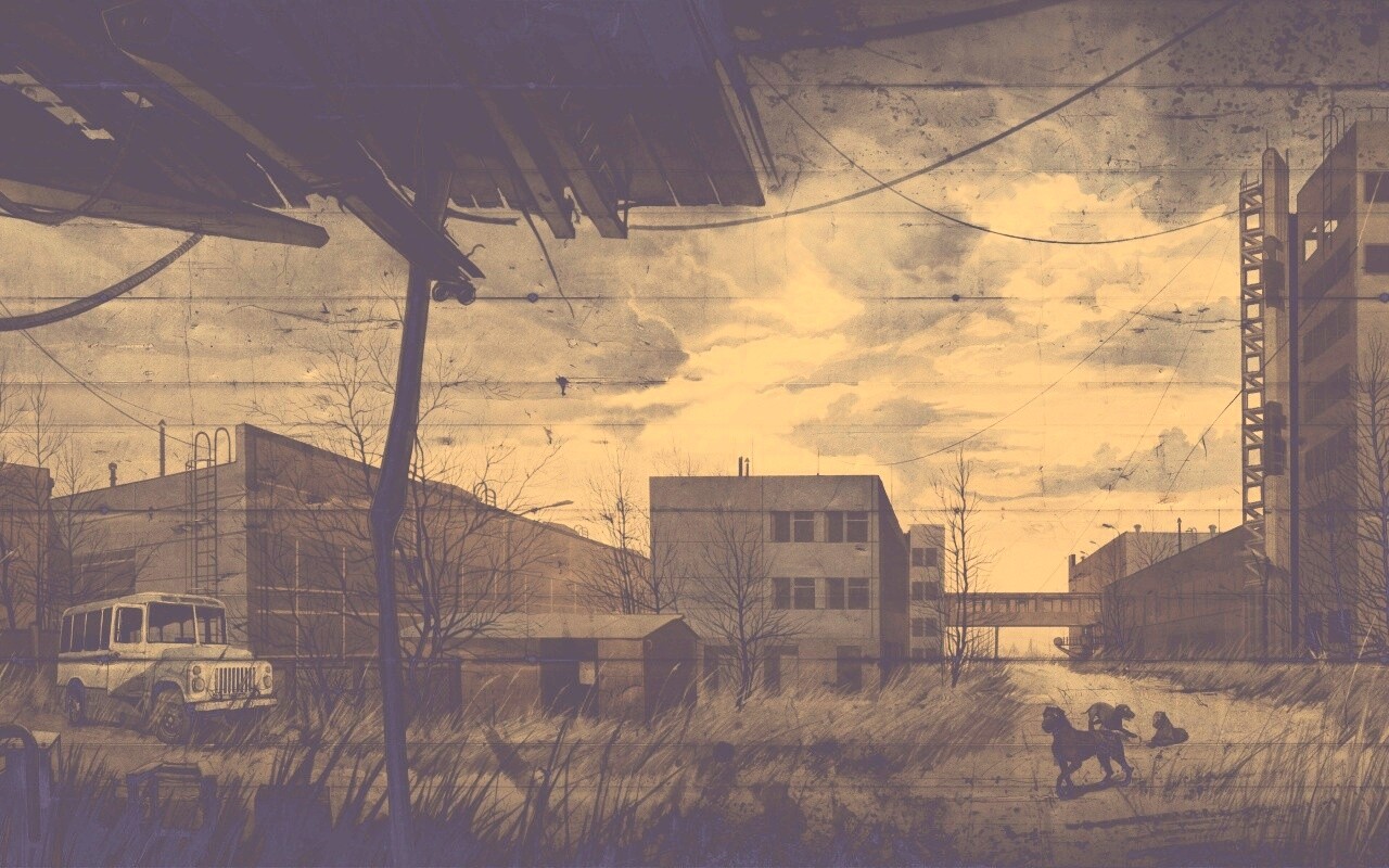 Припять из сталкера обои