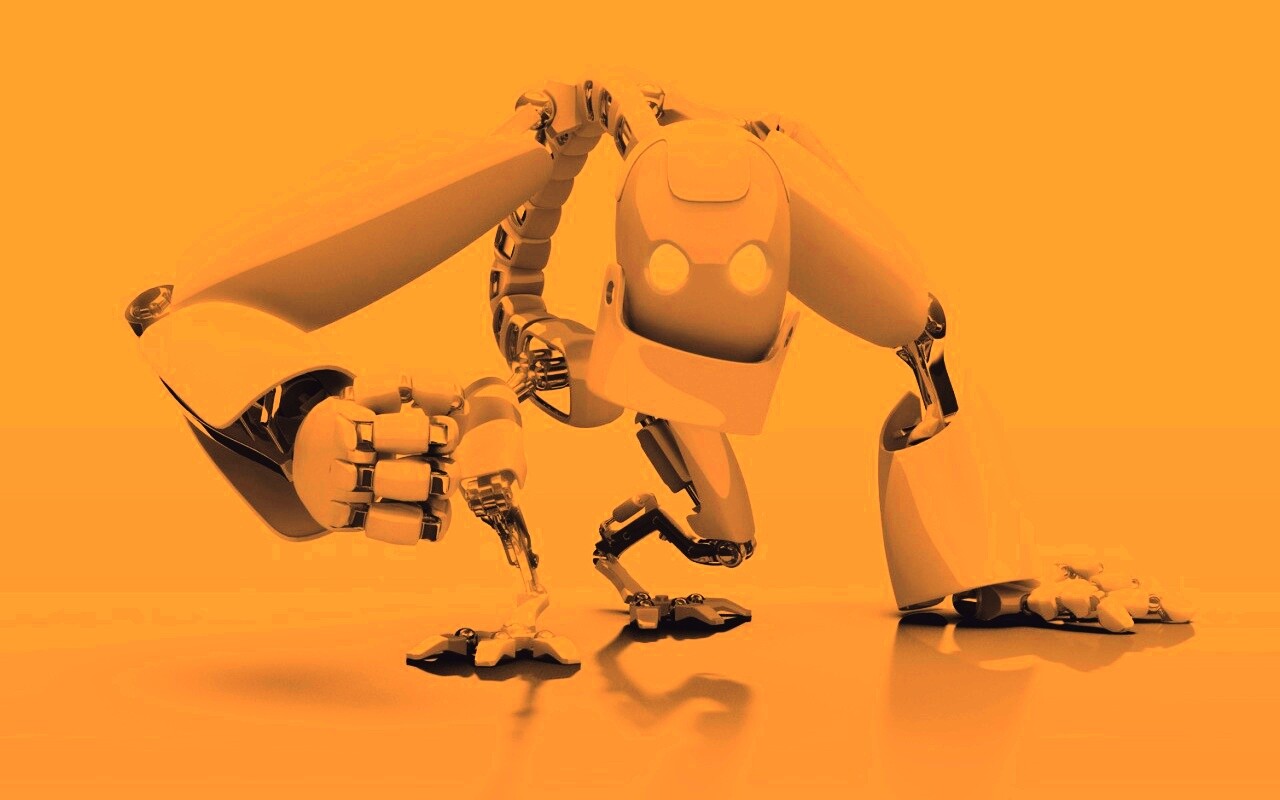 Крадущийся робот обои