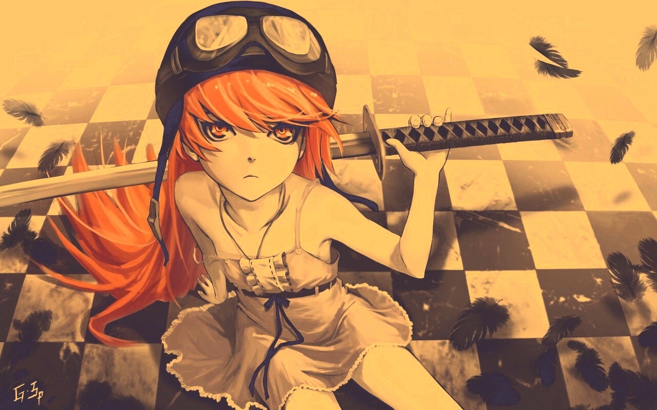 Полувампир из Bakemonogatari обои