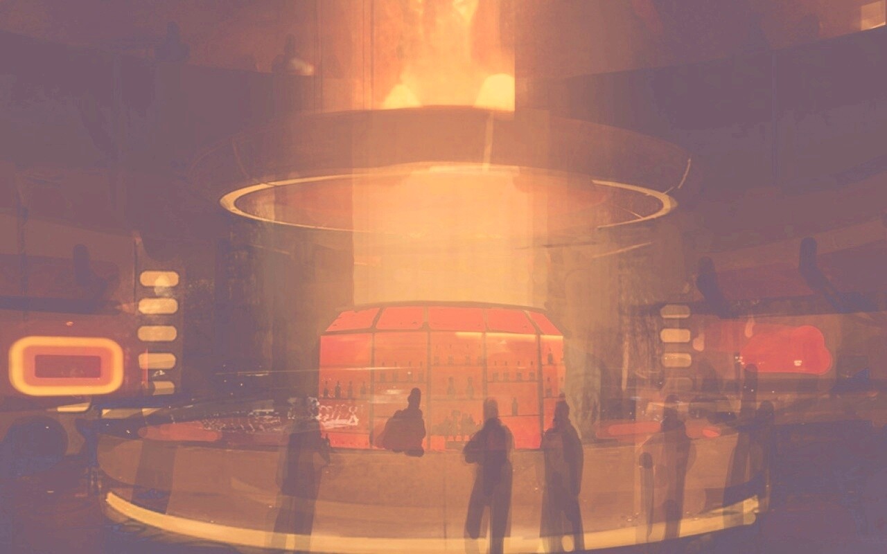 Красный бар из Mass Effect обои