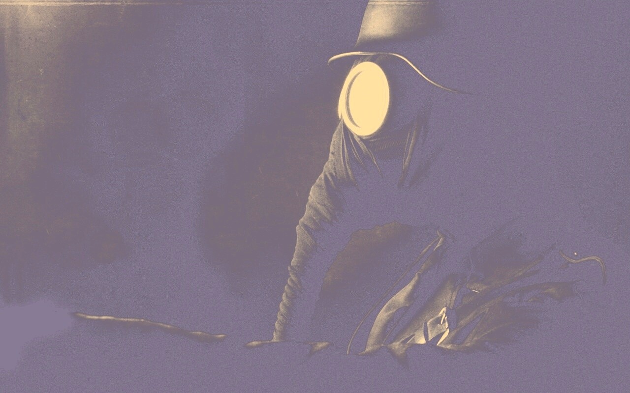 В противогазе обои