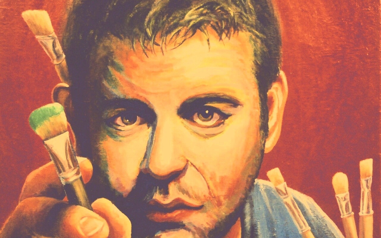 Нарисованный художник обои