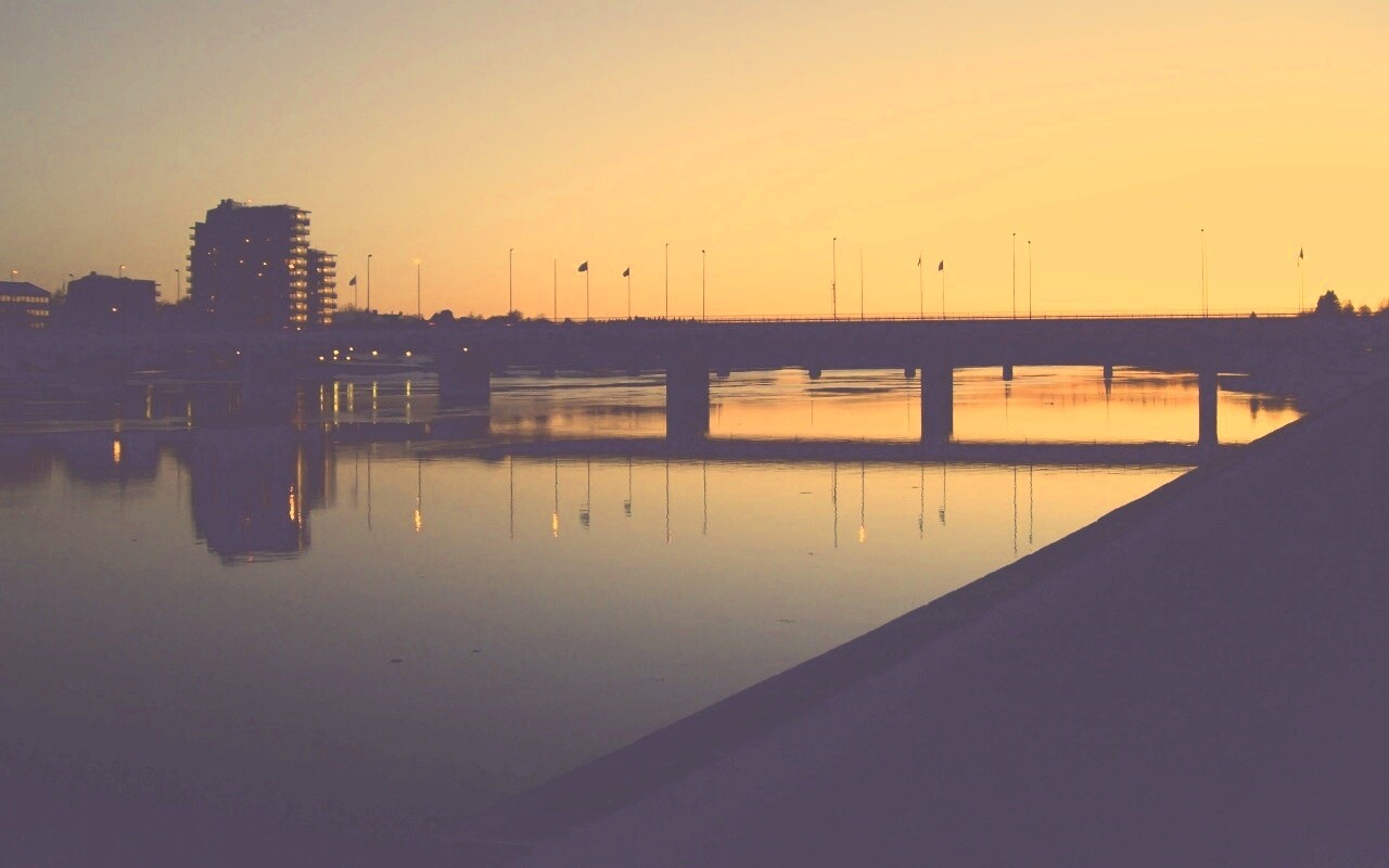 Живописный мост обои