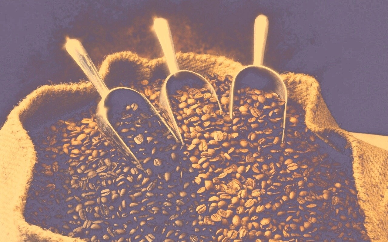 Мешок кофейных зерен обои