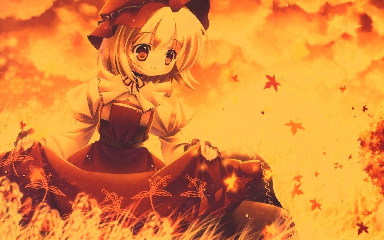 Девочка в поле обои