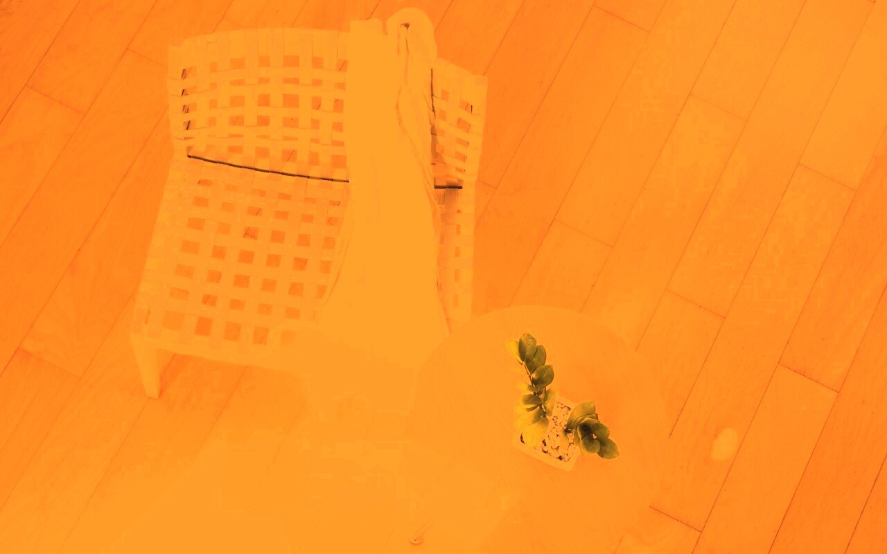 Отдых на плетенном кресле обои