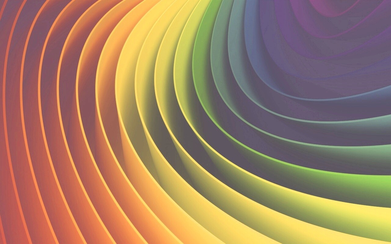 Радуга может быть такой обои