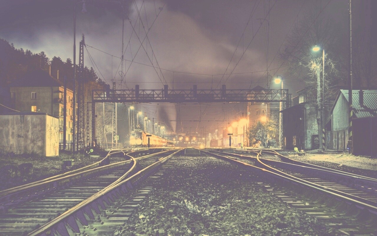 Железнодорожная станция обои