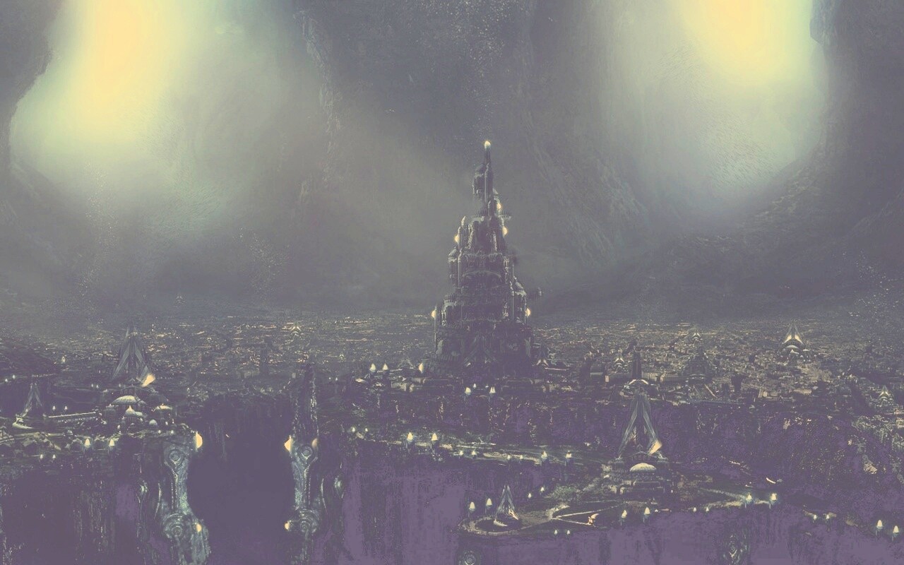 Подземный город обои