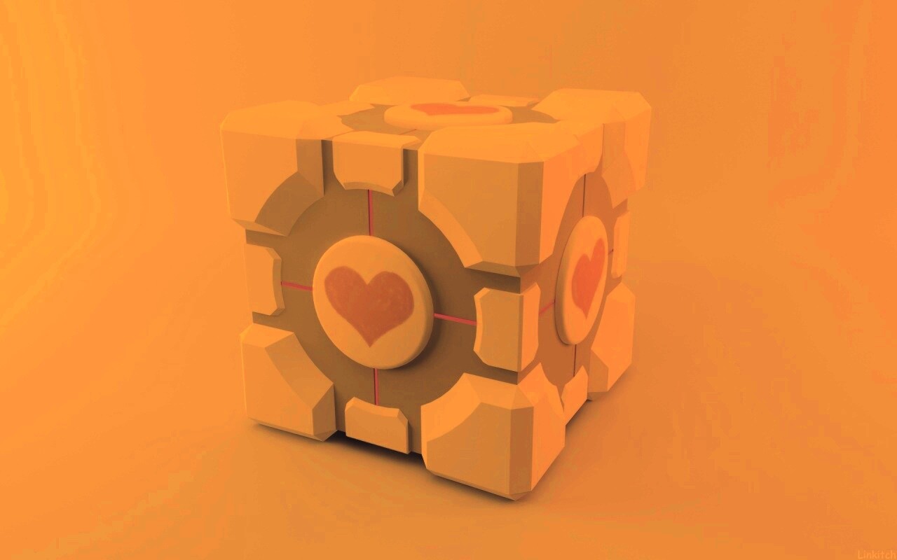 Взвешенный куб-компаньон обои