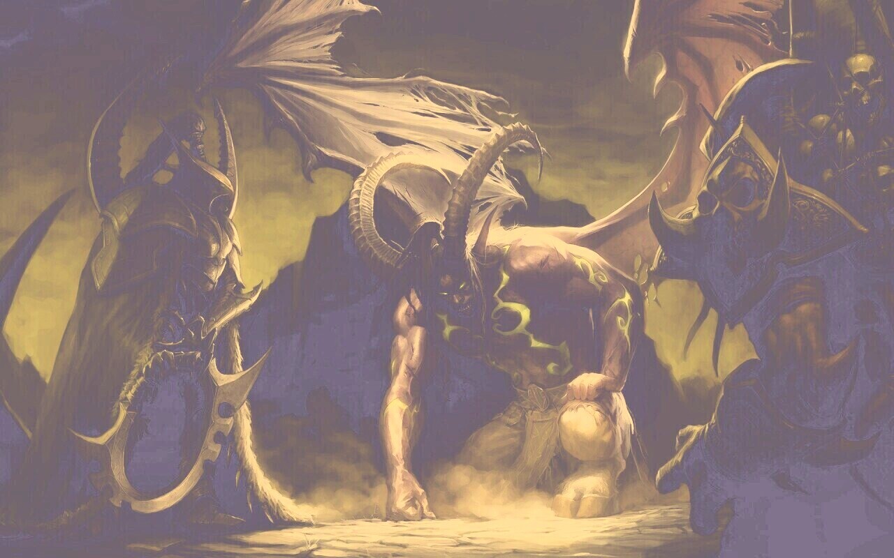 Иллидан из War Craft обои