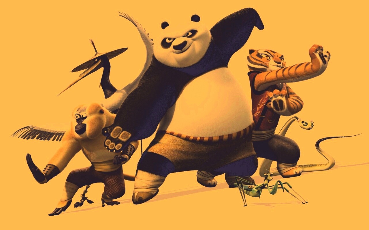 Герои Кунг-фу панда обои