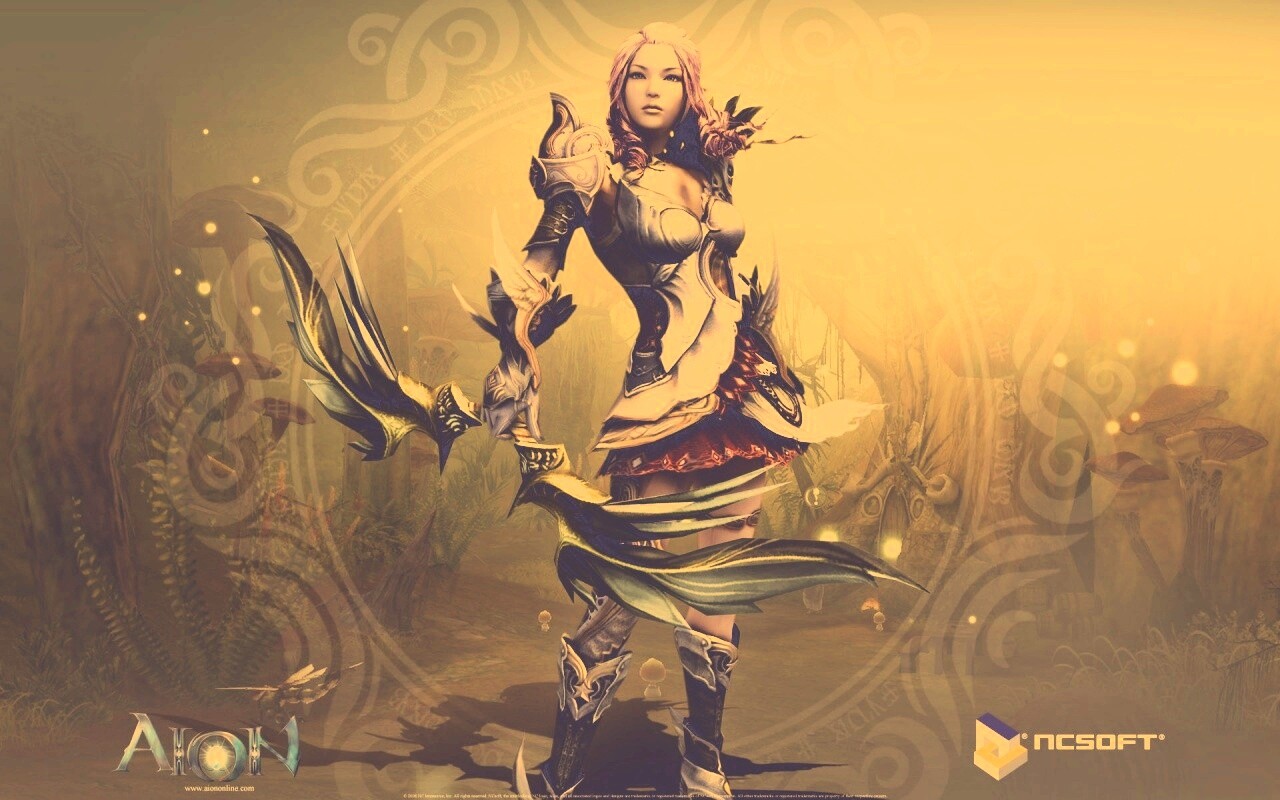 Лучница из Aion обои