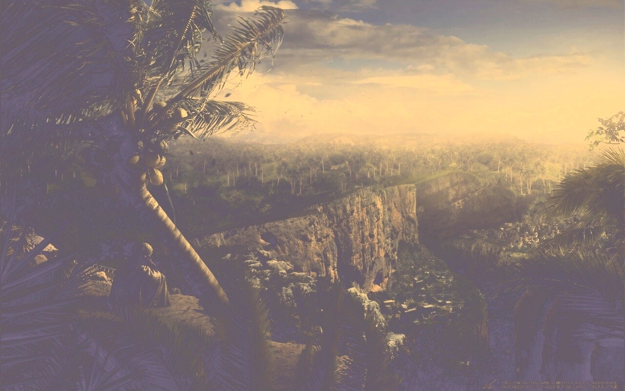 Вид на джунгли обои