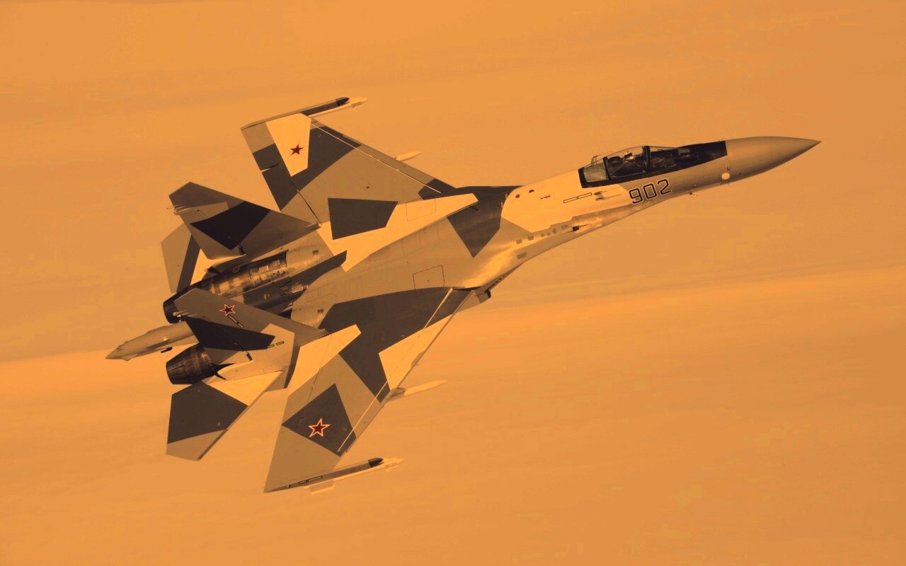 Полёт истребителя обои